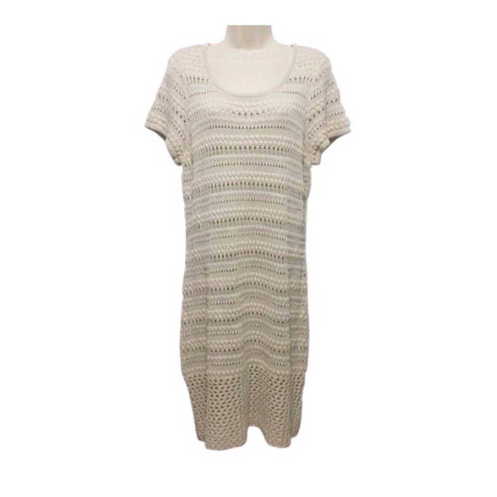 Daisy Fuentes Beachy Bohemian Oatmeal Knit Dress